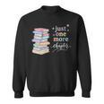 Women's Just One More Chapter Cozy Pastel Bookworm Cute Book Reader Sweatshirt