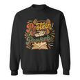 Women's Protein And Proverbs Protein Workout Book Lover Retro Sweatshirt