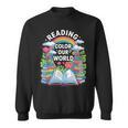 Women's Reading Colors Our World Rainbow Books Kids Sweatshirt