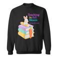 Women's Teaching Spring Semester Bunny Books Pencil Classroom Sweatshirt Women's Teaching Spring Semester Bunny Books Pencil Classroom Sweatshirt