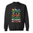 Women's Unearth A Story Summer Reading Program 2026 Dinosaur Book Sweatshirt
