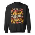 Women's Wild About Reading Zoo Animals For Bookworm Book Reader Sweatshirt Women's Wild About Reading Zoo Animals For Bookworm Book Reader Sweatshirt