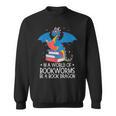 In A World Full Of Bookworms Be A Book Dragon Reading Sweatshirt
