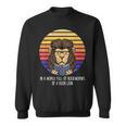 In A World Full Of Bookworms Be A Book Lion Dragon Reading Sweatshirt