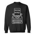 Write Away Author Book Journalist Novelist Writer Sweatshirt