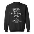 Writer Author Writing Book Novelist Editor Wordsmith Novel Sweatshirt