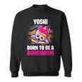 Yoshi Born To Be A Bookworm Personalized Sweatshirt