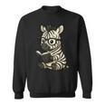 Zebra Reading Book Lover Sweatshirt