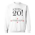 20th Birthday Party Guest Book 20 Years 1999 Sweatshirt 20th Birthday Party Guest Book 20 Years 1999 Sweatshirt