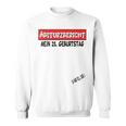 23rd Birthday Guest Book Sweatshirt