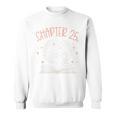 25th Birthday Women Book Lovers Chapter 25 Its My Birthday Comfort Colors Crop Top Sweatshirt