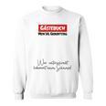 30th Guest Book Birthday Party 30 Years Schnapps Sweatshirt