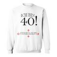 40th Birthday Party Guest Book 40 Years 1979 Sweatshirt