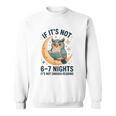 6-7 Nights Reading Owl On Moon Book Lover Reading Sweatshirt