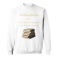 Abibliophobia Definition Book Lover Premium Tri-Blend Sweatshirt
