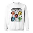 Animorphs Split Face Character Colorful Grid Book Series Sweatshirt