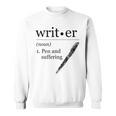Author Book Writer Journalist Novelist Sweatshirt