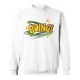 BOING Pop Art Comic Book Speech Bubbles Street Graffiti Art Sweatshirt