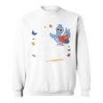 This Is My Book Character Costume Fun Pigeon Reading Lovers Sweatshirt