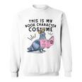 This Is My Book Character Costume Pigeon Kids Reading Sweatshirt