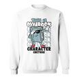 This Is My Book Character Costume Reading Book Lover Sweatshirt