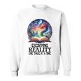 Book Dragon Reading Escaping Reality One Page Bookish Dragon Sweatshirt