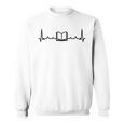 Book Heartbeat Book Shirt For Book Lover Sweatshirt