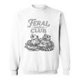 Book Lover Bookworm Feral Readers Club Raccoon Opossum Premium Tri-Blend Sweatshirt
