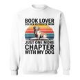 Book Lover Golden Retriever Mom Just One More Chapter Sweatshirt Book Lover Golden Retriever Mom Just One More Chapter Sweatshirt