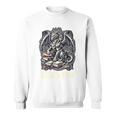 Book Lover I'm a Bookwyrm Not A Bookworm Fantasy Library Fan Premium Tri-Blend Sweatshirt