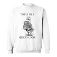 Book Lover Librarian Today I'm Serious Goose Meme Sweatshirt