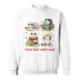 Book Lover Opossum Reading Squad Bookish Feral But Well-Read Sweatshirt Book Lover Opossum Reading Squad Bookish Feral But Well-Read Sweatshirt