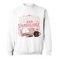 Book Reader Reading Joke Humor Comfort Colors Crop Top Sweatshirt