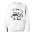 My Weekend Is Booked Cozy Book Lover's Sweatshirt My Weekend Is Booked Cozy Book Lover's Sweatshirt