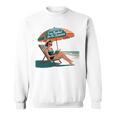 Booked For The Summer Book Lover Summer Coquette Premium Tri-Blend Sweatshirt Booked For The Summer Book Lover Summer Coquette Premium Tri-Blend Sweatshirt