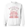 Bookish Girlie Coquette Bow Book Lover Pink Feminine Reader Sweatshirt