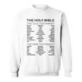 The Books Of The Bible Old And New Testament Complete List Sweatshirt