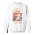 Books And Coffee Reading Book Lover Bookworm Sweatshirt Books And Coffee Reading Book Lover Bookworm Sweatshirt