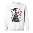 Books Minds Umbrellas Quote Reading Lover Vintage Reader Sweatshirt