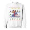 Books Reading Ugly Christmas Book Lover Sweatshirt