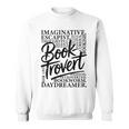 Booktrovert Reader Introvert Book Lover Premium Tri-Blend Sweatshirt