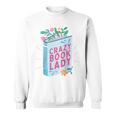 Bookworm Avid Reader Book Reading Nerd Crazy Book Lady Raglan Baseball Tee Sweatshirt