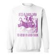 Boston Terrier Reading Book Good Day To Read a Book Sweatshirt Boston Terrier Reading Book Good Day To Read a Book Sweatshirt