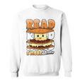 Camping Reading Fun Book Lover Camper Librarian Sweatshirt