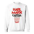 Capital Karl Marx Vintage Book Cover Sweatshirt