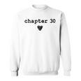 Chapter 30 Book Lovers Readers & Authors 30th Birthday Sweatshirt Chapter 30 Book Lovers Readers & Authors 30th Birthday Sweatshirt