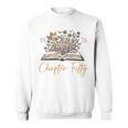 Chapter Fifty 1976 50th Birthday Wildflower Book 50 Year Old Premium Tri-Blend Sweatshirt Chapter Fifty 1976 50th Birthday Wildflower Book 50 Year Old Premium Tri-Blend Sweatshirt