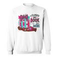 I Closed My Book To Be Here Fall Pumpkin Sweatshirt
