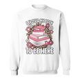 I Closed My Book To Be Here Read Reading Lover Women Girls Sweatshirt