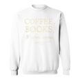 Coffee Books & Oxford Commas Funny Grammar Snob T-Shirt Sweatshirt